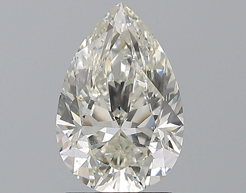 2.0 carat I-SI1 Natūralus Pear Deimantas (1)