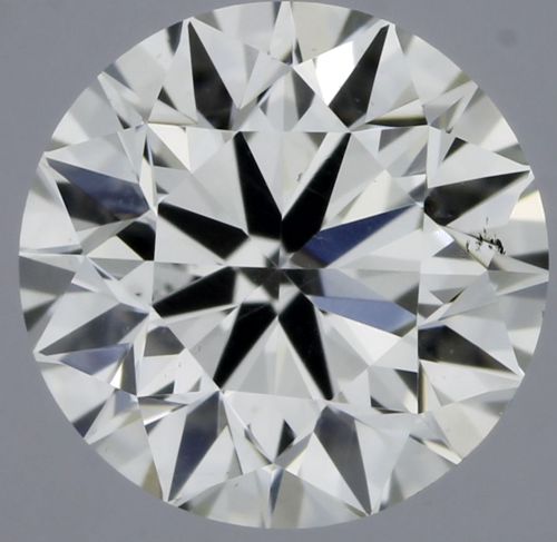 0.51 carat K-SI1 Very Good cut Natūralus Round Deimantas (1)