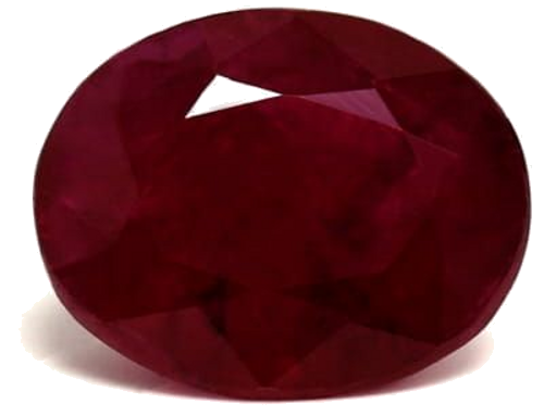 2.22 carat RED Oval Rubinas (1)