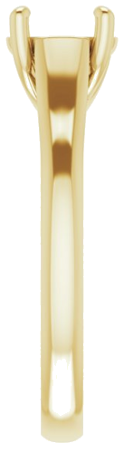 Sužadėtuvių Žiedas „Solitaire“ 585 Geltonojo Aukso Round 7mm (4)