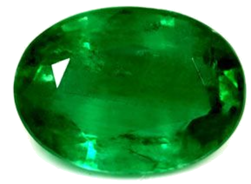 1.69 carat GREEN Oval Smaragdas (1)