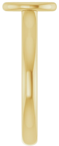 14K Yellow  7x5 mm Oval Solitaire Engagement Ring Mounting (4)