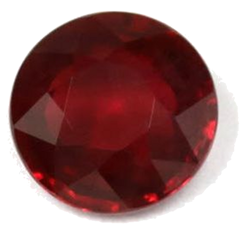 1.08 carat RED Round Rubinas (1)