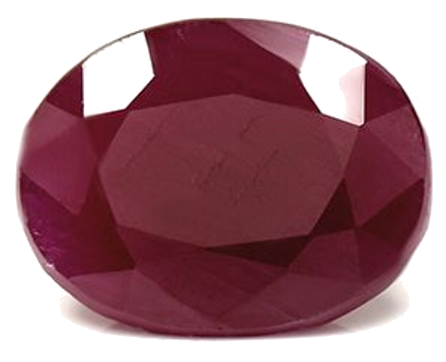 8.32 carat RED Oval Rubinas (1)