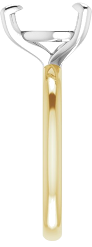 Sužadėtuvių Žiedas „Solitaire“ 585 Baltojo Ir Geltonojo Aukso Heart Shape 9mm (4)