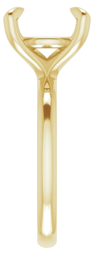 Sužadėtuvių Žiedas „Solitaire“ 585 Geltonojo Aukso Round 11mm (4)