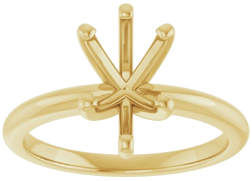 Sužadėtuvių Žiedas „Solitaire“ 585 Geltonojo Aukso Pear Shape 10mm x 7mm (3)