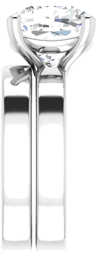 Sužadėtuvių Žiedas „Solitaire“ 950 Platinos Cushion 10mm (9)