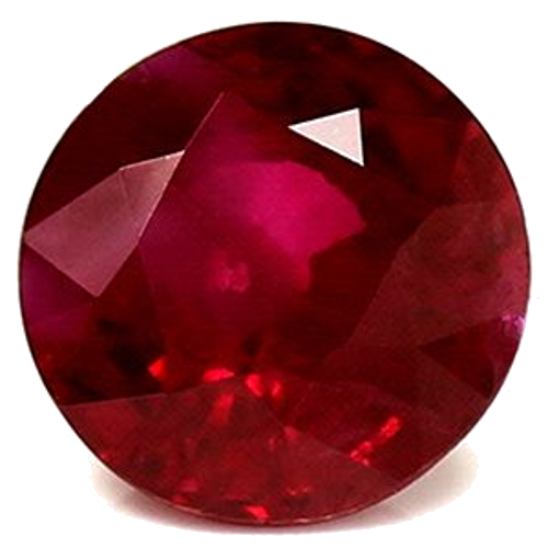 1.22 carat RED Round Rubinas (1)