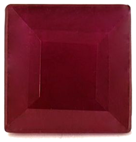 1.12 carat RED Square Rubinas (1)
