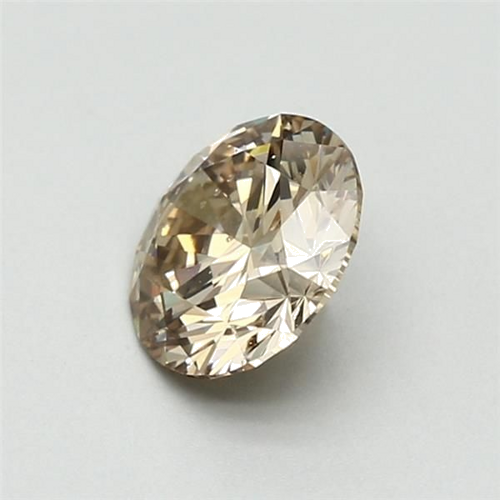 1.38 carat Fancy Light Brown-SI1 GD cut Natūralus Round Deimantas (1)