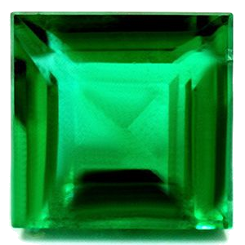 2.94 carat GREEN Square Smaragdas (1)