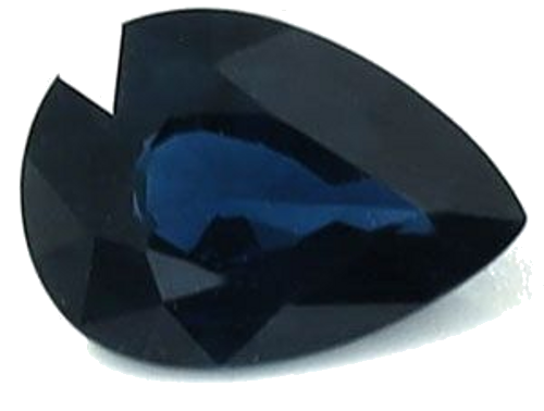 1.21 carat BLUE Pear Safyras (1)