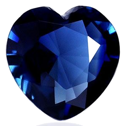 1.35 carat BLUE Heart Safyras (1)