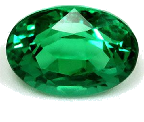 0.95 carat GREEN Oval Smaragdas (1)
