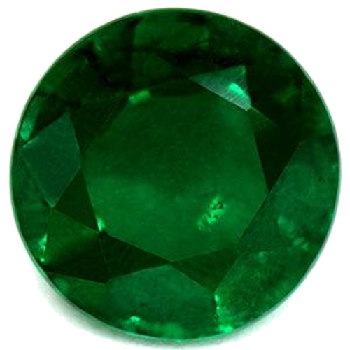 1.39 carat GREEN Round Smaragdas (1)