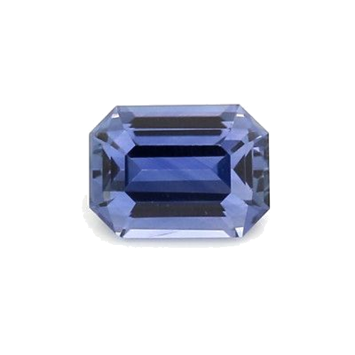 1.16 carat BLUE STEP cut Octagonal Safyras (1)