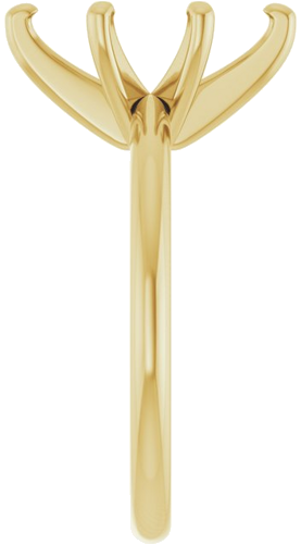 14K Yellow  12x6 mm Marquise Solitaire Engagement Ring Mounting (4)