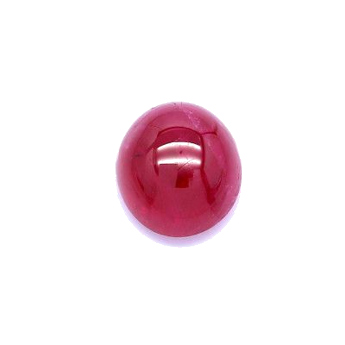 3.31 carat RED CABOCHON cut Oval Rubinas (1)