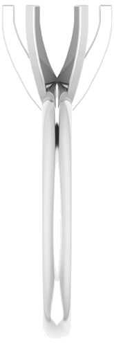 Sužadėtuvių Žiedas „Light Solitaire“ 585 Baltojo Aukso Round 7.3mm x 7.7mm (4)