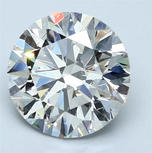 3.03 carat F-SI1 Excellent cut Natūralus Round Deimantas (1)