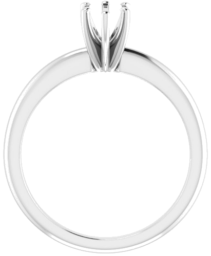 Sužadėtuvių Žiedas „Solitaire“ 585 Baltojo Aukso Pear Shape 7mm x 5mm (2)