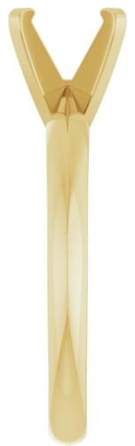 Sužadėtuvių Žiedas „Solitaire“ 585 Geltonojo Aukso Round 7mm (4)