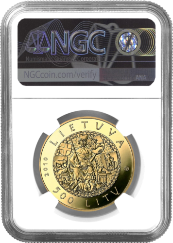 2010 Battle of Grunwald Lithuania 500 litas gold coin (2)