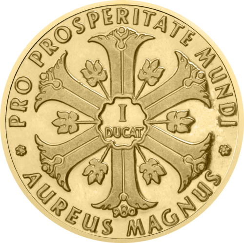 1 Dukatas John F. Kennedy 1963 Vokietija auksinė moneta (2)