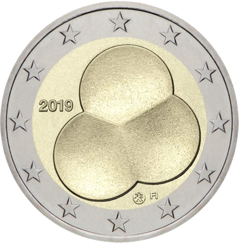 2019 Finland Constitution 2 Euro coin (1)