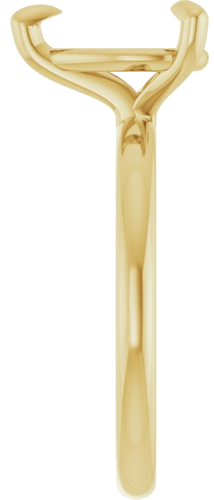 Sužadėtuvių Žiedas „Solitaire“ 585 Geltonojo Aukso Pear Shape 10mm x 7mm (4)