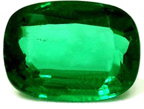 1.72 carat GREEN Cushion Smaragdas (1)