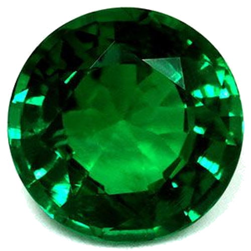 2.09 carat GREEN Round Smaragdas (1)