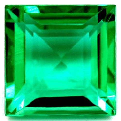 1.5 carat GREEN Square Smaragdas (1)