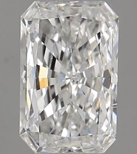 0.5 carat E-SI1 Natūralus Radiant Deimantas (1)