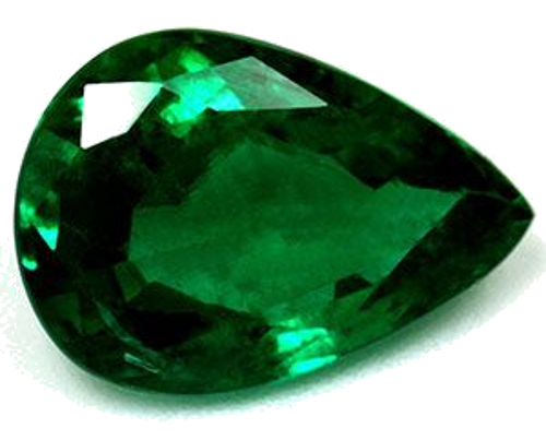 1.84 carat GREEN Pear Smaragdas (1)