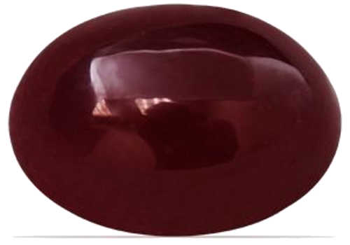 9.48 carat RED CABOCHON cut Oval Rubinas (1)