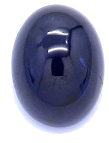 2.22 carat BLUE CABOCHON cut Oval Safyras (1)