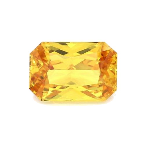 3.56 carat YELLOW MODIFIEDBRILLIANT cut Octagonal Safyras (1)