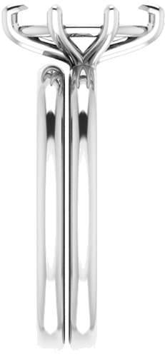 Sužadėtuvių Žiedas „Solitaire“ 585 Baltojo Aukso Marquise 10mm x 5mm (9)