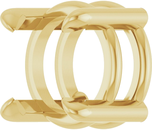 Pakabukas „Solitaire Slide“ 585 Geltonojo Aukso Round 7mm (2)