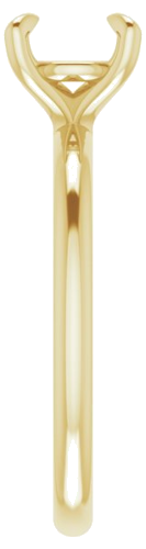 Sužadėtuvių Žiedas „Solitaire“ 585 Geltonojo Aukso Round 7mm (4)