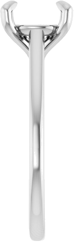 Sužadėtuvių Žiedas „Solitaire“ 585 Baltojo Aukso Round 8.2mm (4)