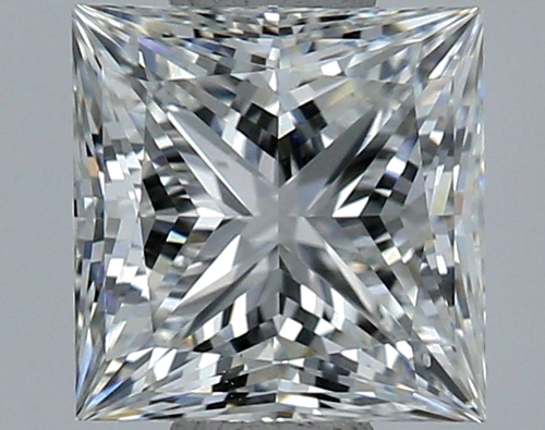 1.0 carat F-SI1 Natūralus Princess Deimantas (1)
