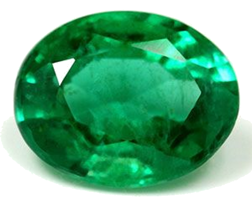 1.46 carat GREEN Oval Smaragdas (1)