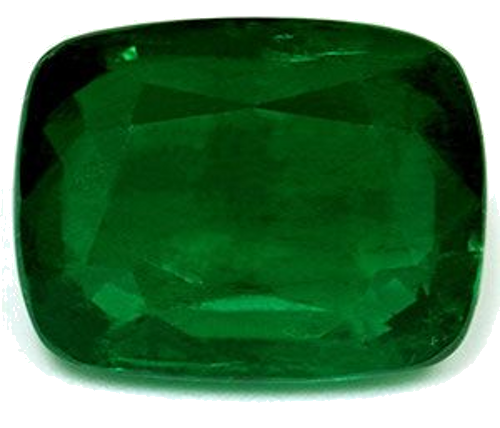 13.51 carat GREEN Cushion Smaragdas (1)