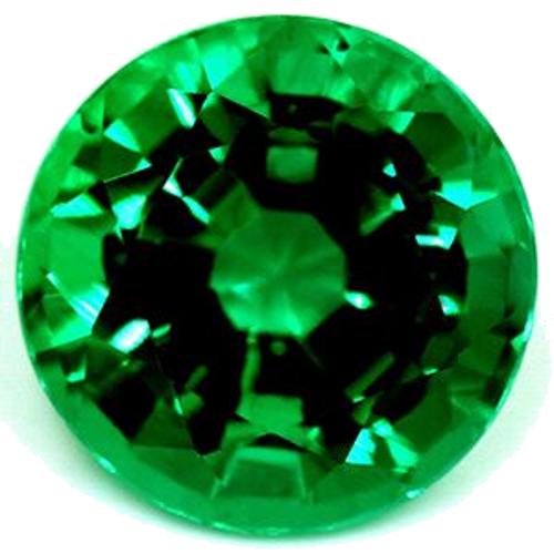 1.51 carat GREEN Round Smaragdas (1)