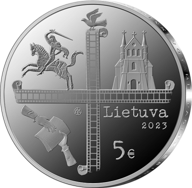 2023 Литва Сопротивление католической церкви 5 евро серебряная монета (2)