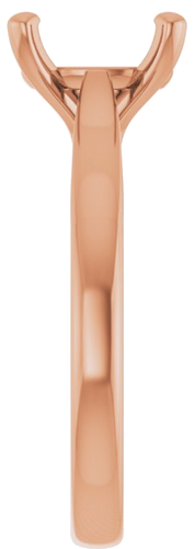 Sužadėtuvių Žiedas „Solitaire“ 585 Rožinis Aukso Oval 10mm x 8mm (4)