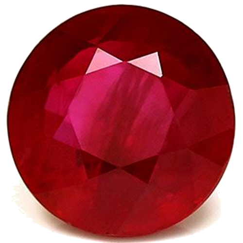 1.04 carat RED Round Rubinas (1)